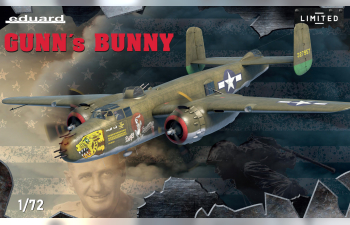 Сборная модель Бомбардировщик B-25J Mitchell, GUNN´s BUNNY