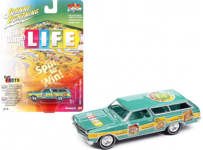 CHEVROLET Station Wagon Game of Life (1965), Artesian Turquoise Poly