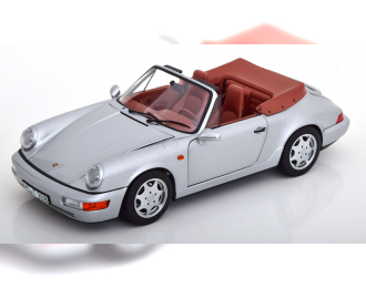 PORSCHE 911 (964) Carrera 2 Convertible (1990), silver