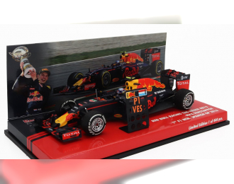 RED BULL F1 Rb12 Tag Heuer №33 Winner Spanish Gp (first Gp Win) (2016) Max Verstappen, Matt Blue Red Yellow