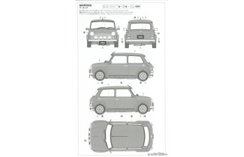 Сборная модель MINI Cooper Sports-Pack Ltd. (1998) Amaranth Purple