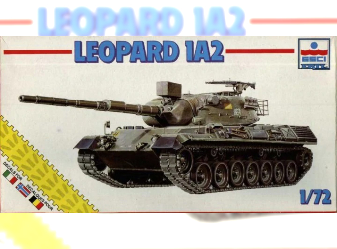 Сборная модель танк Leopard 1A2