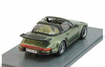 PORSCHE 930 SE Targa Flatnose (1987), green metallic