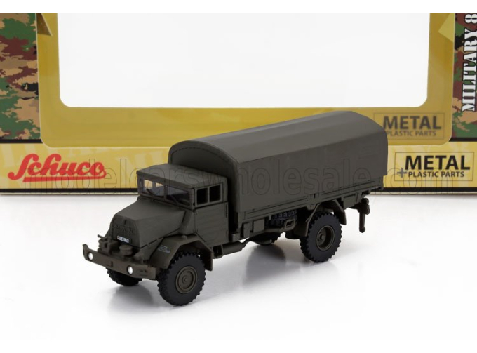 MAN 630 Truck Telonato German Army 2-assi (1958), Military Green
