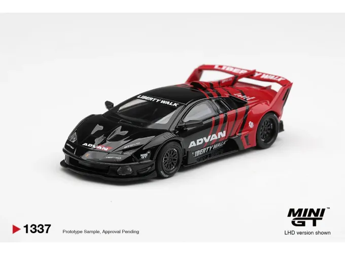 LAMBORGHINI Murcielago LB-Super Silhouette GT EVO Advan (2026), black/red 