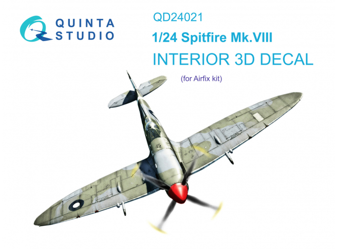 3D Декаль интерьера для Spitfire Mk.VIII (Airfix)