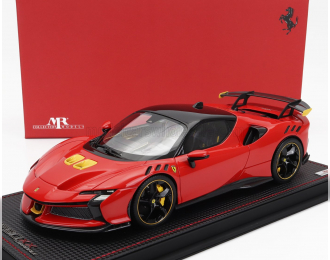 FERRARI Sf90 Xx Stradale (2024) - Con Vetrina - With Showcase, Rosso Scuderia - Red Yellow Black