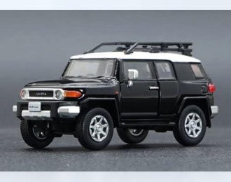 TOYOTA FJ Cruiser (2015) (праворульный), черный с белой крышей