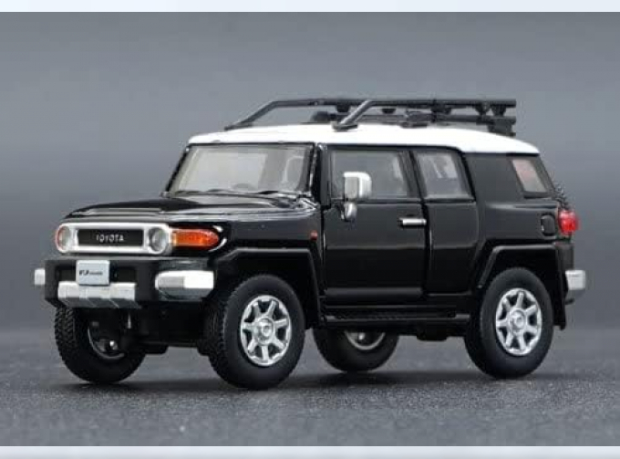 TOYOTA FJ Cruiser (2015) (праворульный), черный с белой крышей