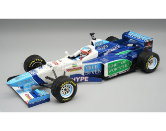 RENAULT F1 B196 Team Renault Mild Seven №3 Brazilian GP Rain Tires (with pilot figure) Jean Alesi (1996)