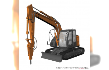 Сборная модель Строительная техника, гидравлический экскаватор HITACHI ZAXIS 135US (Limited Edition)