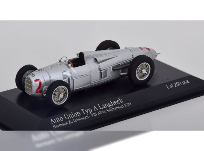 AUTO UNION Typ A Langheck No 2 ADAC Eifelrennen, zu Leiningen (1934)