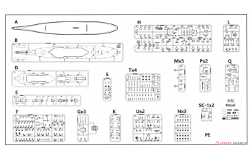 Сборная модель Missouri Battleship BB-63 1945