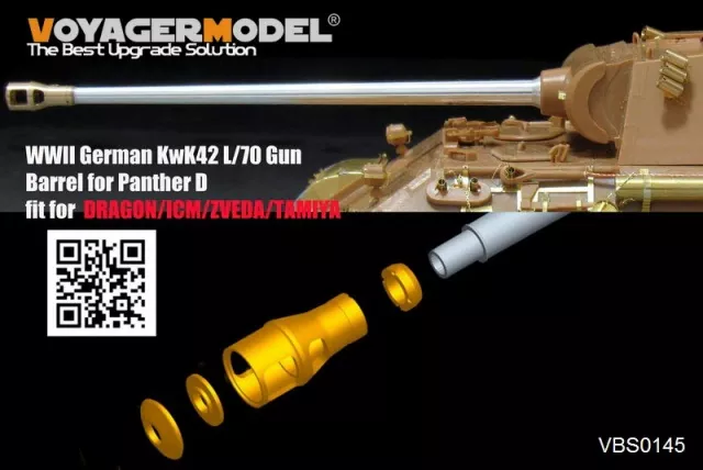 Ствол немецкого орудия времен Второй мировой войны KwK42 L / 70 для Panther D (GP)