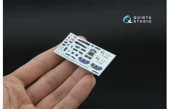 3D Декаль интерьера кабины Subaru Impreza WRX STi GDB Bugeye (Tamiya)