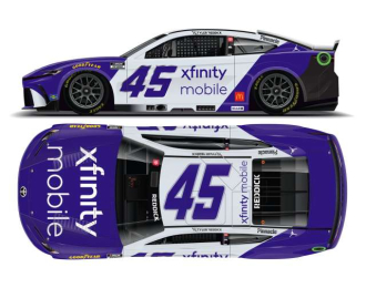 Toyota Camry XSE #45 Tyler Reddick *Xfinity Mobile*, purple/white 2025
