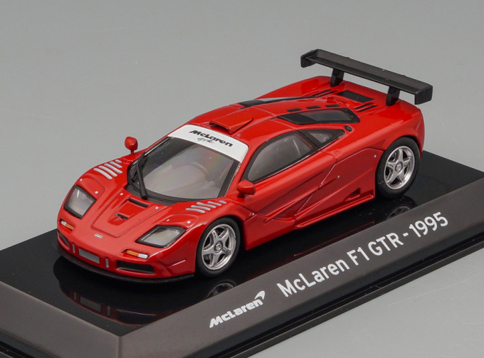 McLAREN F-1 Gtr (1995) - Con Vetrina - With Showcase, Red