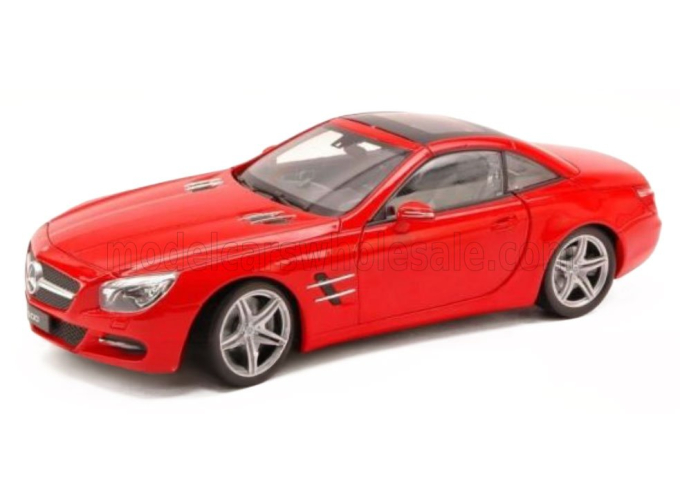 MERCEDES-BENZ SL-CLASS SL500 (R231) Spider Cabriolet Closed (2012), red 
