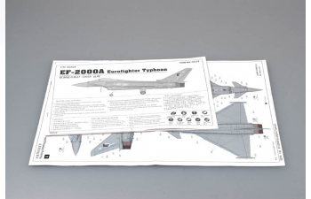 Сборная модель Европейский многоцелевой истребитель Eurofighter Typhoon EF-2000