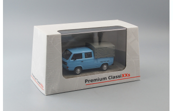 VOLKSWAGEN T3а Double Cabin (1983), blue