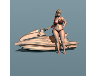 Фигурка 740 На Jet Ski 4, окрашенная