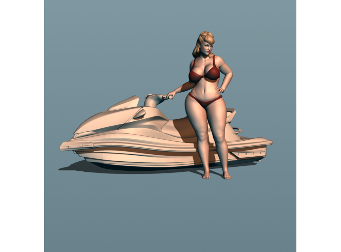 Фигурка 740 На Jet Ski 4, окрашенная