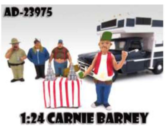 *Trailer Park* Carnie Barney (caravan Not included, you buy 1 figure).