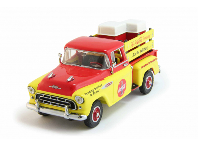 CHEVROLET Pick-Up Truck Coca-Cola (1957), yellow / red