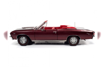 CHEVROLET Chevelle SS 396 Convertible 1967 (MCACN), Madiera Maroon (бордовый)