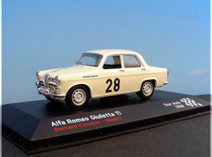 ALFA ROMEO Giulietta TI Bernard Consten - Hebert Tour Auto (1958), white