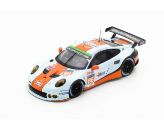 Porsche 911 RSR #86 LMGTE Am Gulf Racing M. Wainwright - A. Carroll - B. Barker