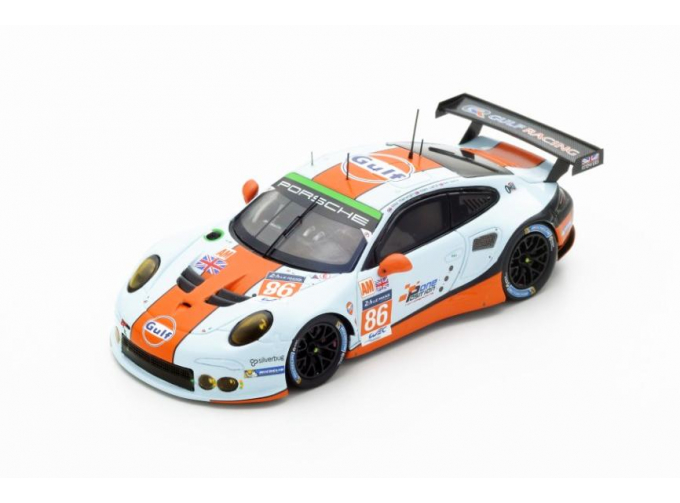 Porsche 911 RSR #86 LMGTE Am Gulf Racing M. Wainwright - A. Carroll - B. Barker