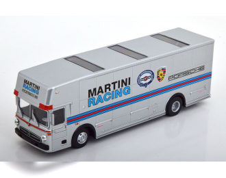 MERCEDES-BENZ O317 Martini Porsche race transporter, silver