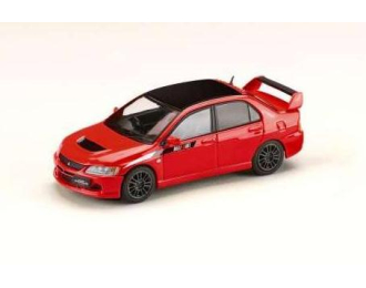MITSUBISHI Lancer GSR Evolution 9 MR GSR JDM Customized Version with Engine Display Model, red solid