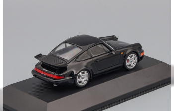 PORSCHE 911 Turbo 1990, black