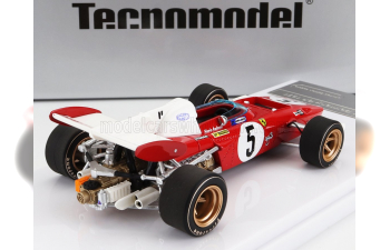 FERRARI F1 312b2 №5 4th Germany Gp (1971) M.andretti, Red White
