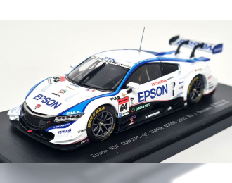 HONDA NSX #64 13й Super GT500 Okayama D.Nakajima/B.Baguette (2015), белый с синим