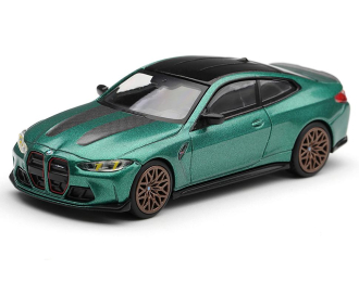 BMW M4 (G82) CS Frozen Isle of Man RHD (2024), green metallic