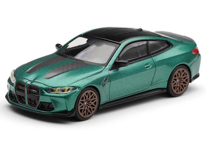 BMW M4 (G82) CS Frozen Isle of Man RHD (2024), green metallic