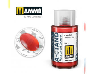 A-STAND Transparent Red, 30мл