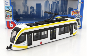 TRAM City Tram Autobus, White Yellow Black