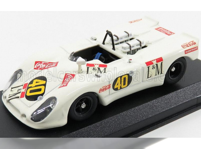 PORSCHE 908/2 Flunder Spider N 40 Temporada 1970 Decadenet - Pairetti, White