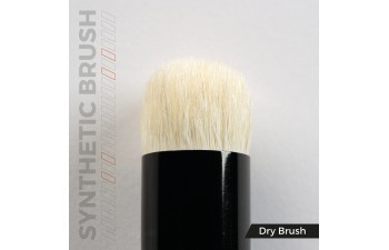 Синтетическая кисть для сухих техник - XL / AK SYNTHETIC DRY BRUSH – XL