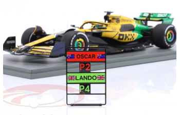 McLAREN MCL38 #81 2nd Monaco GP Formula 1 Oscar Piastri (2024)