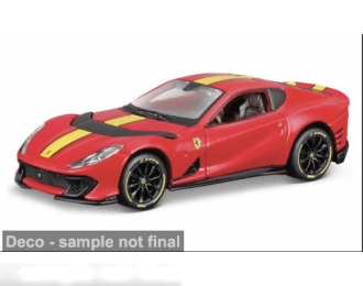 FERRARI 812 Competizione, red/yellow