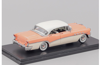BUICK Roadmaster Riviera 4-Door Hardtop (1956), rose / white