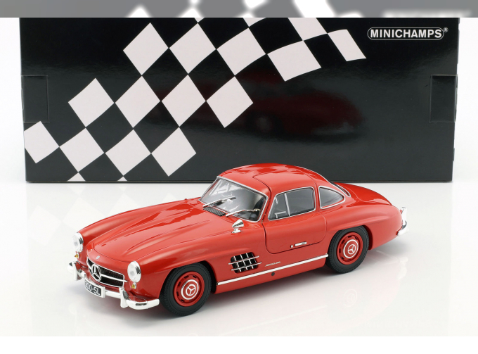 MERCEDES-BENZ 300 SL W198 (1955), red