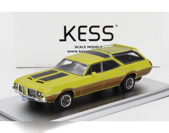 OLDSMOBILE Vista Cruiser 442 Sw Station Wagon (1972), Yellow Black Wood