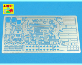 Additional set with parts for engine and suspension to german Steyr Type 1500 A/01,Tamiya&CMK