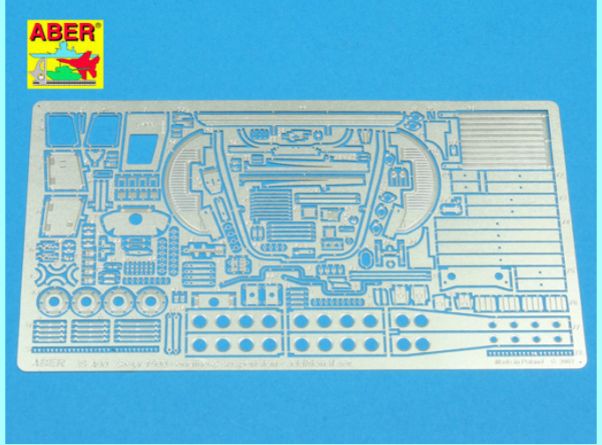 Additional set with parts for engine and suspension to german Steyr Type 1500 A/01,Tamiya&CMK